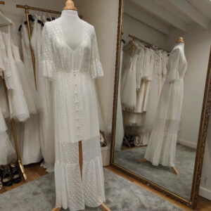 robe mariée civile chic soie Elise Hameau