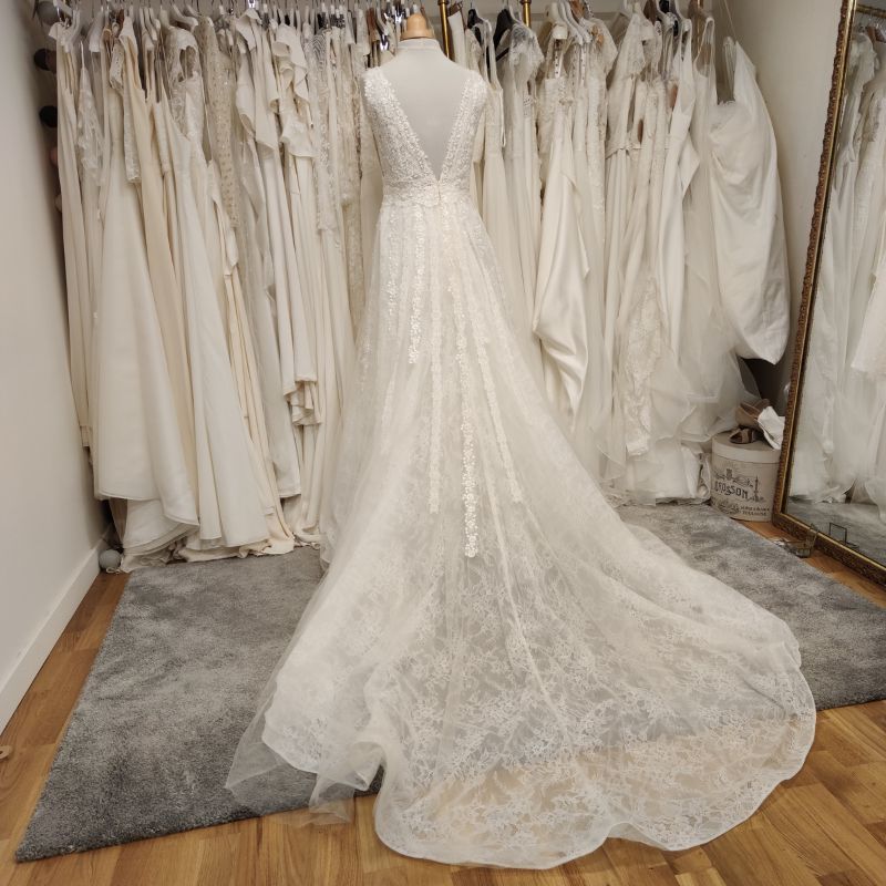 Robe de Mariée Nadia Orlando princesse Toulouse traine robe mariée traine Toulouse