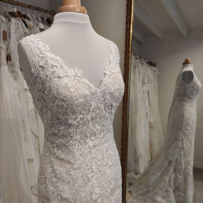 Robe de Mariée Sirène fourreau AIRE BARCELONA Mes Plus Belles Occasions robe mariage élégant chic toulouse